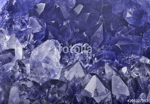 dark blue sapphire crystals macro backgrond, Premium Kollekció