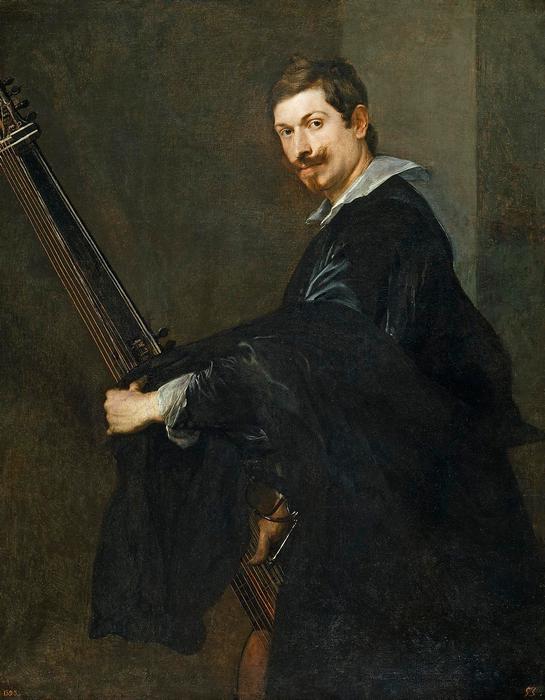 Férfi lanttal, Anthony van Dyck 