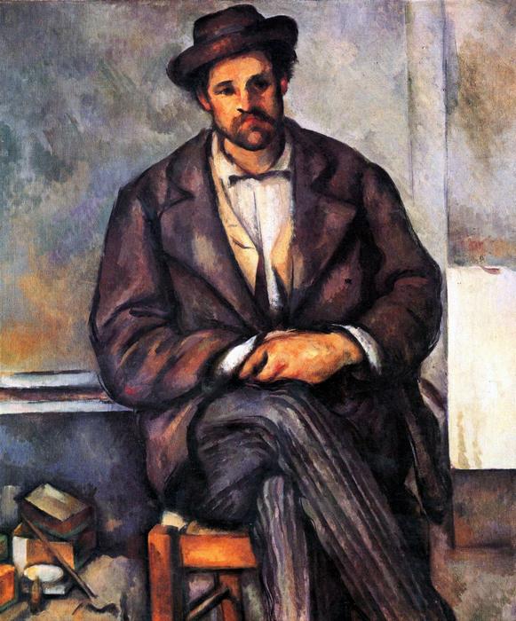 Ülő földműves portréja, Paul Cézanne