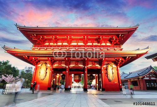 Tokió - Japán, Asakusa templom, Premium Kollekció