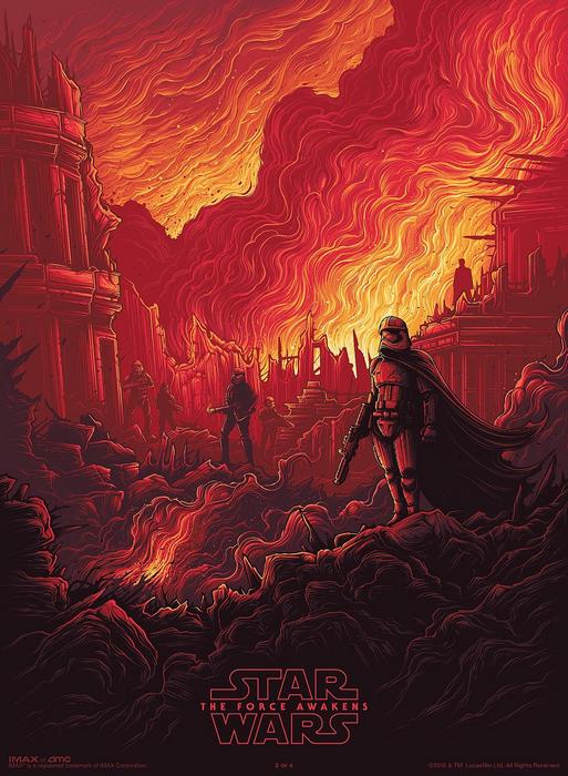 Star Wars - Ébredő Erő IMAX Poszter (Red), 