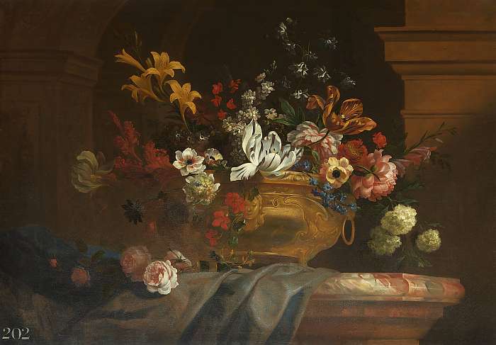 Virágok vázában, Bogdány Jakab