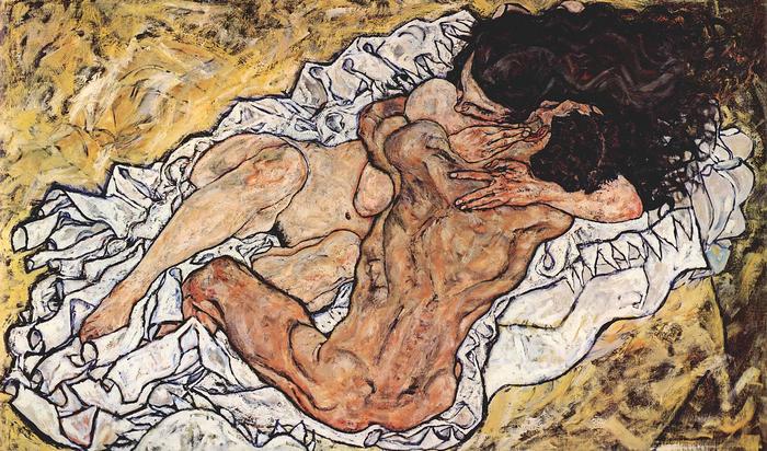 Ölelés, Egon Schiele