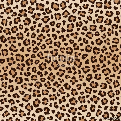 Seamless animal leopard pattern, vector, Premium Kollekció