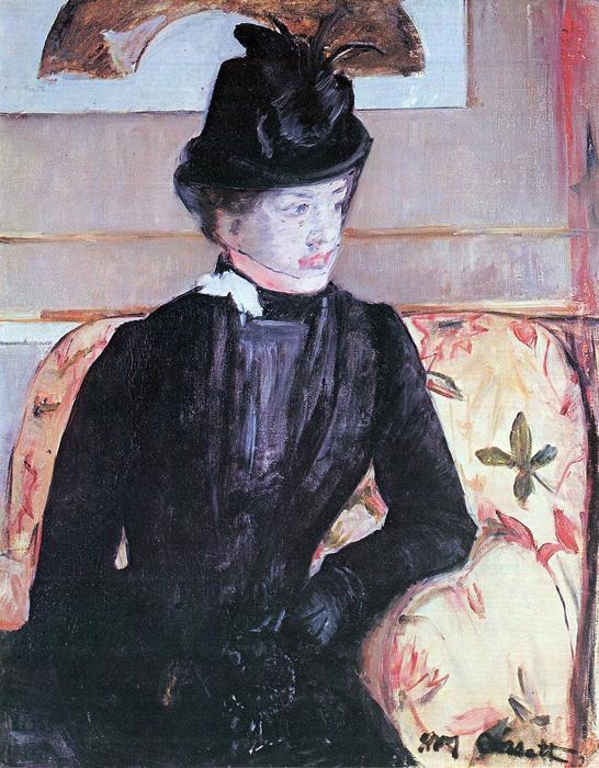 Fiatal nő feketében, Mary Cassatt