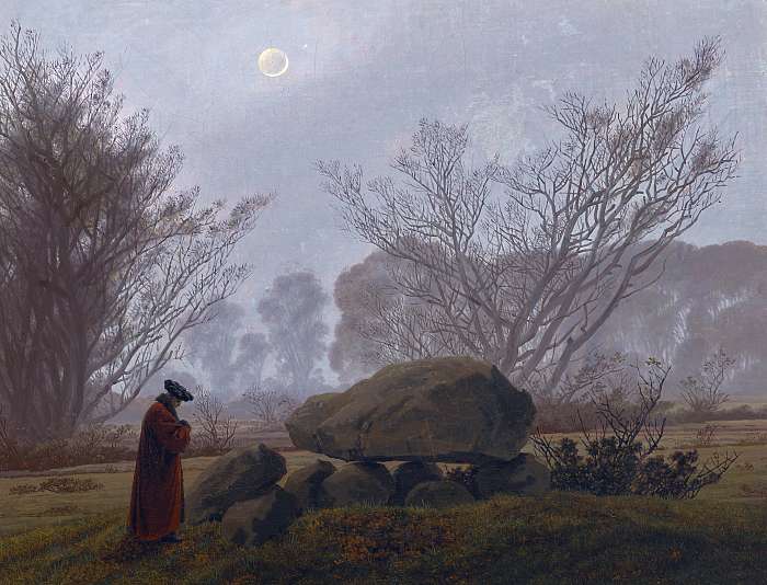 Séta alkonyatkor, Caspar David Friedrich