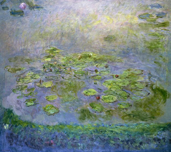 Tavirózsák (1914-1917 körül), Claude Monet