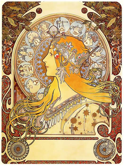 Zodiac, Alfons Mucha