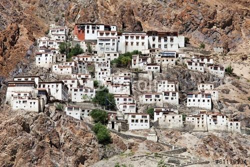 Karsha gompa - buddhista kolostor Zanskar völgyében - Ladakh, Premium Kollekció