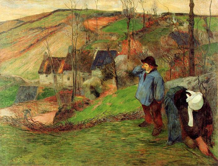 Bretoni tájkép (1888), Paul Gauguin