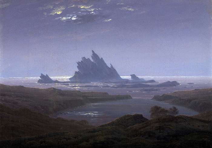 Sziklazátony, Caspar David Friedrich