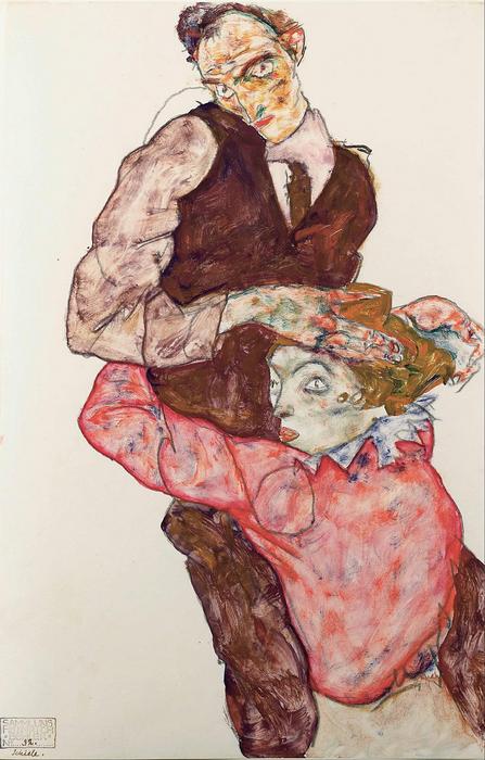 Szerelmesek, Egon Schiele