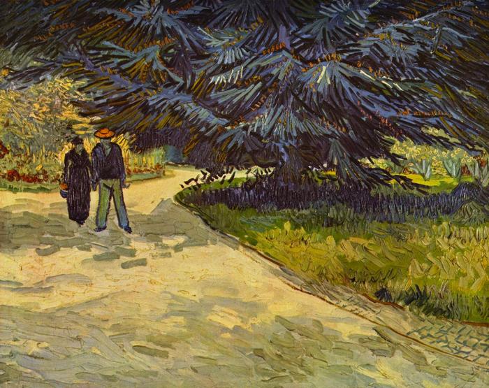 Az Arles-i parkban, Vincent Van Gogh