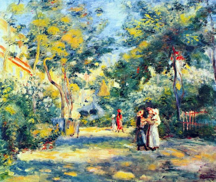 Kert a Montmartre-on, Pierre Auguste Renoir