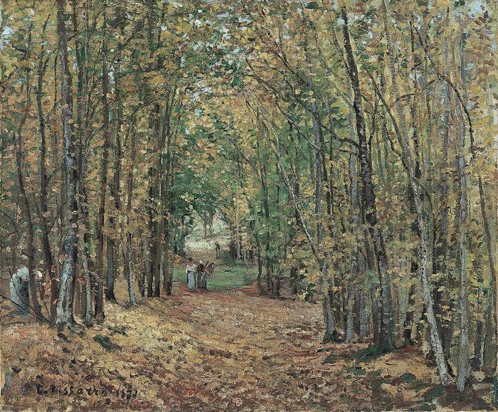 Marly-i erdő, Camille Pissarro