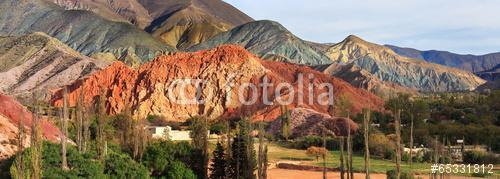 Színes hegy Purmamarca, Jujuy Argentina, Premium Kollekció