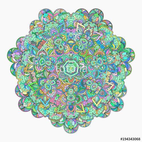 Hand drawn decorative mandala, Premium Kollekció