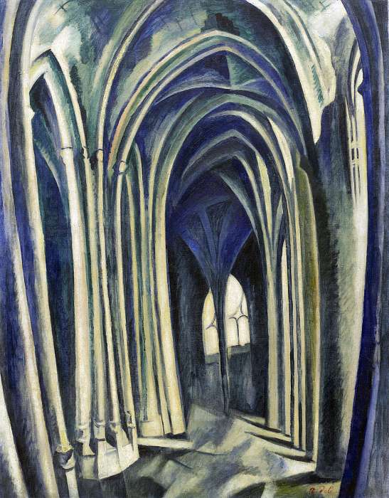 Saint-Severin katedrális (színverzió 1), Robert Delaunay