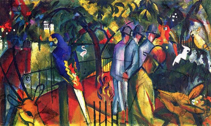 Állatkert, August Macke