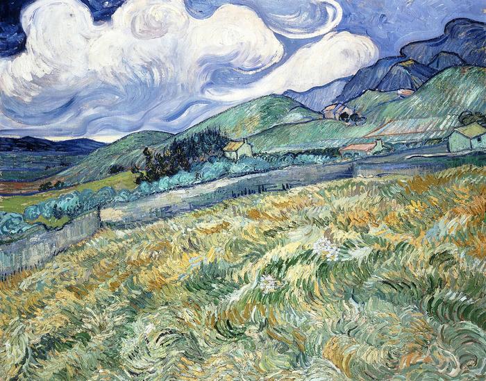 Saint-Rémy-i tájkép, Vincent Van Gogh