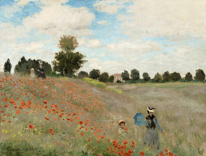 Pipacsmező (1873), Claude Monet