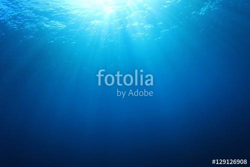 Underwater blue background in sea, Premium Kollekció