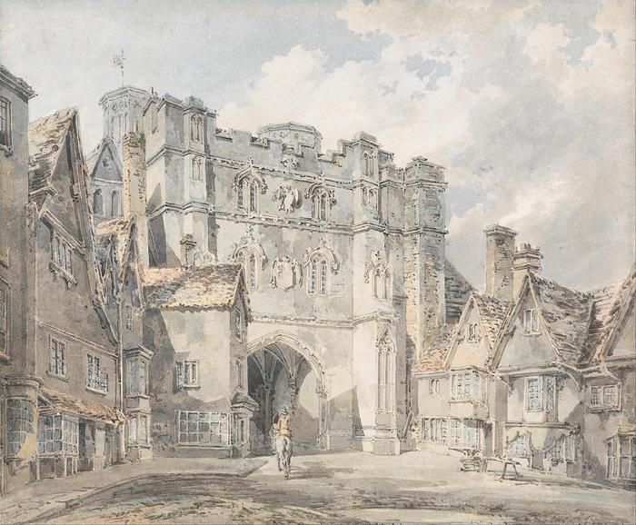 A Christ Church Gate, Canterbury, William Turner