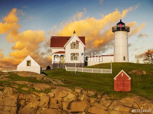 Nubble világítótorony, York, Maine, USA, Premium Kollekció
