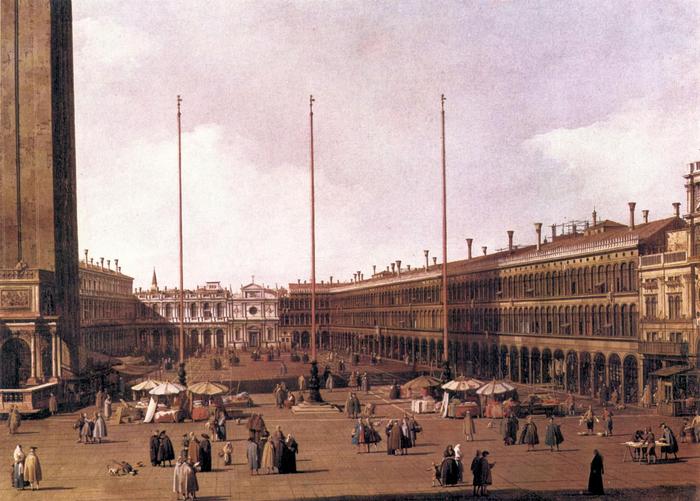 Velence: A Szent Már tér, Canaletto