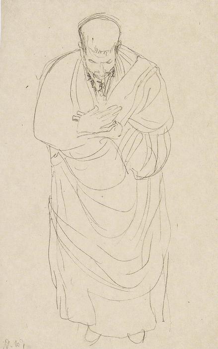 Férfi tógában, Gustav Klimt