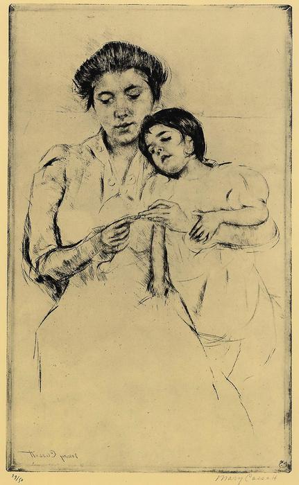 Zsebkendő, Mary Cassatt