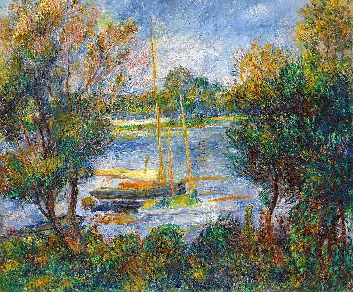 A Szajna Argenteuil-nél (1888, vivid), Pierre Auguste Renoir