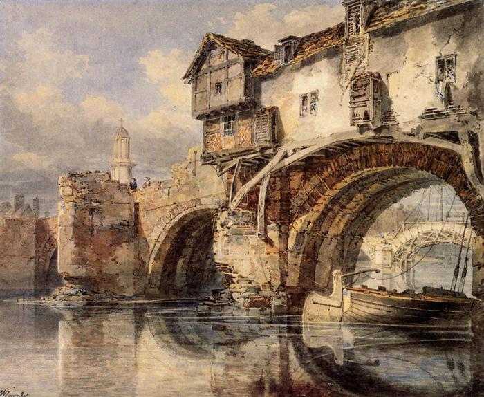 Shrewsbury, a Welsh- híd, William Turner