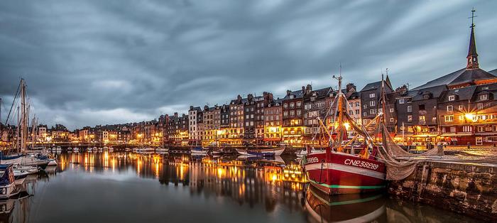 Honfleur, Franciaország, 