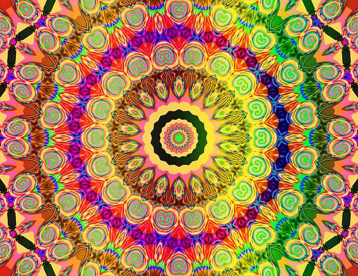 beautiful colored mandala, Premium Kollekció