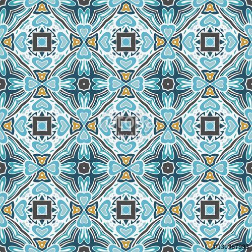 Vintage tile  abstract seamless pattern, Premium Kollekció