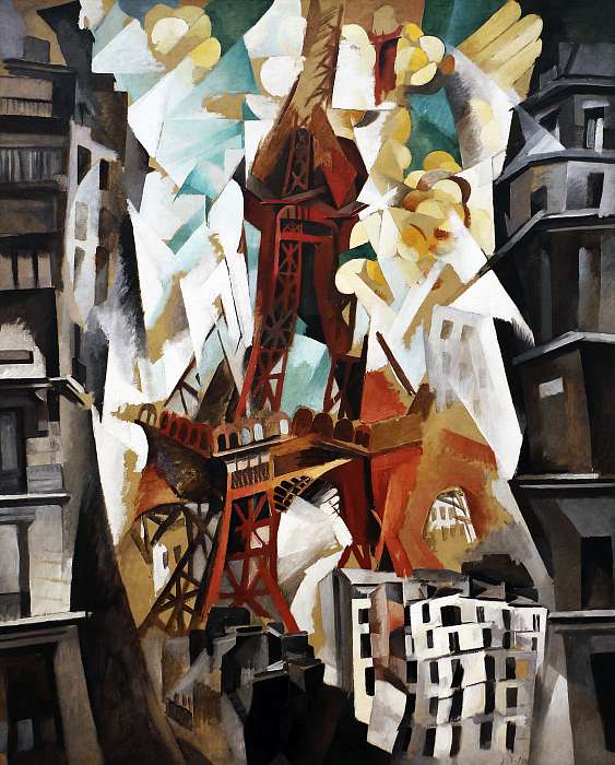 Eiffel-torony (1911, színverzió 1) , Robert Delaunay