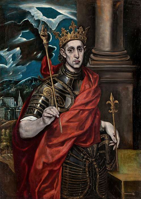 Szent Lajos francia király, El Greco