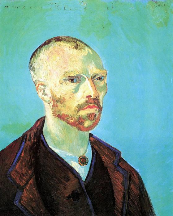 Van Gogh önarckép Gauguinnak dedikálva, Vincent Van Gogh