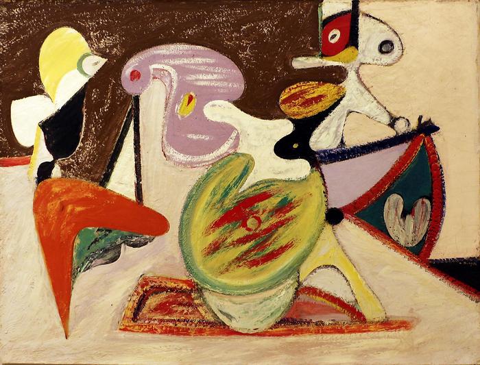 Image in Xhorkum (absztrakt), Arshile Gorky