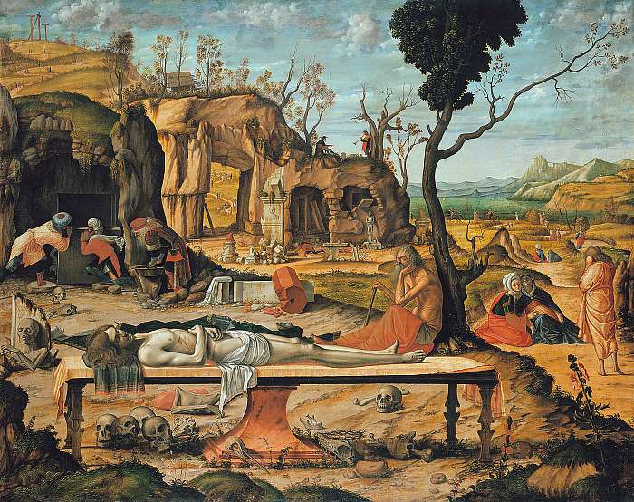 Krisztus sírjának készítése, Vittore Carpaccio
