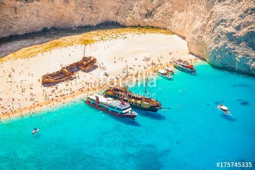 Hajótörő strand a görögországi Zakynthos-szigeten , Premium Kollekció