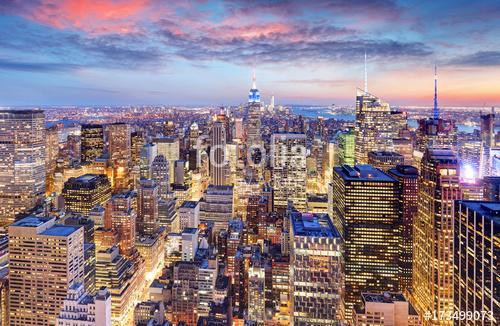 New York City skyline, USA, Premium Kollekció