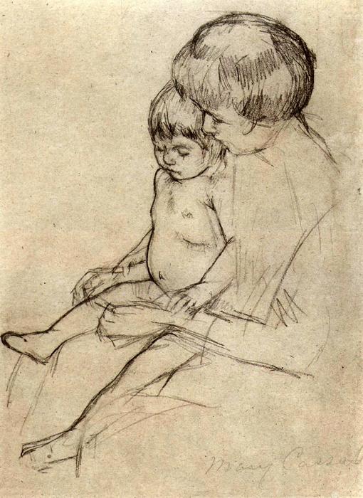 Anya és gyermeke, Mary Cassatt