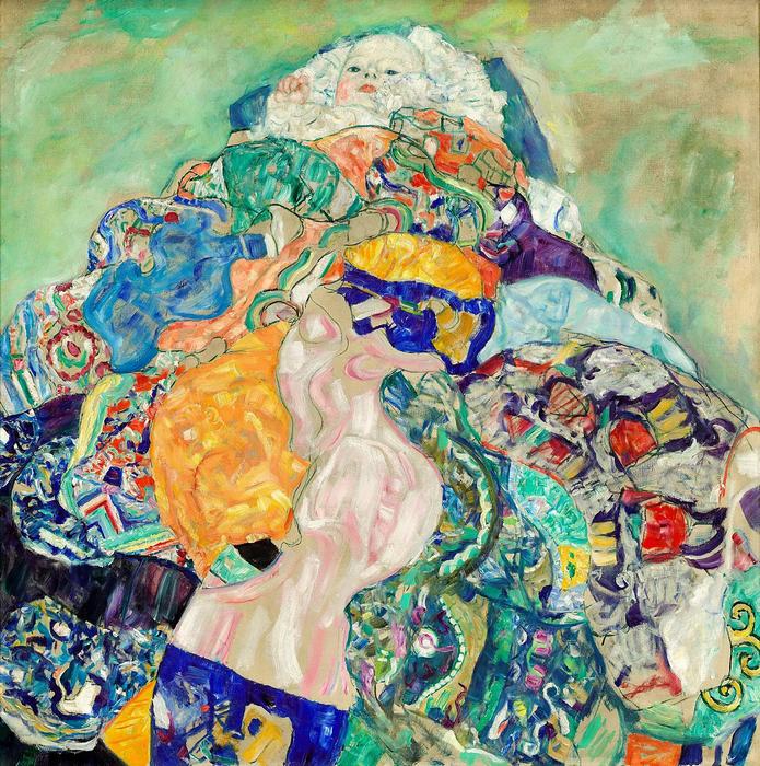 Csecsemő (színverzió 1.), Gustav Klimt