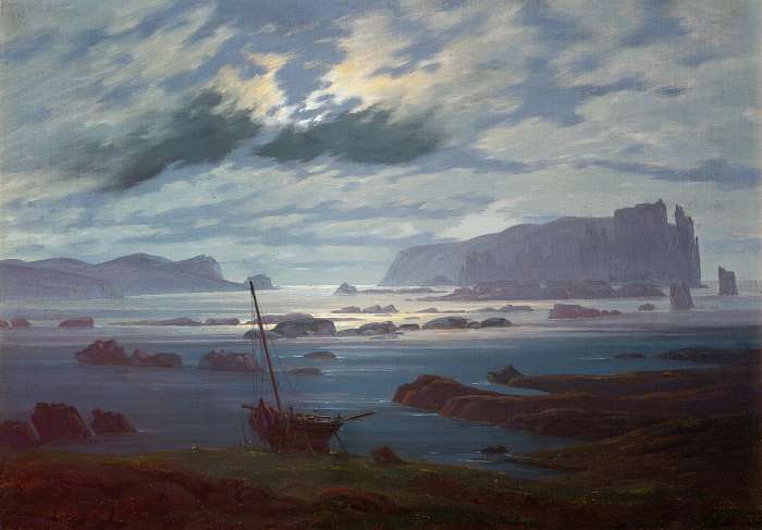 Északi-tenger, holdfényben, Caspar David Friedrich