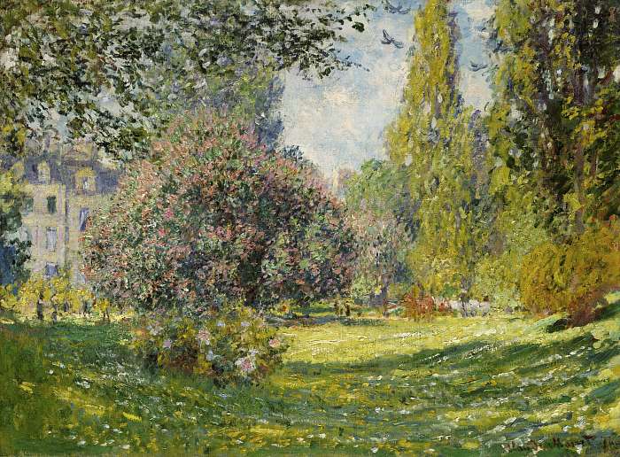 A Monceau park (1876), Claude Monet