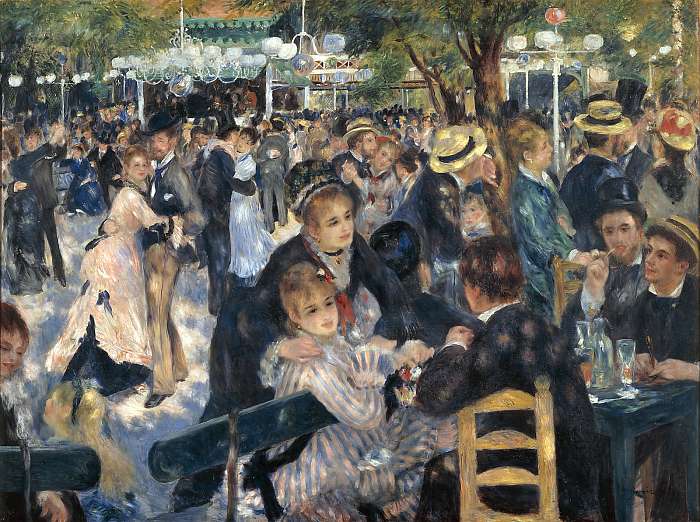 Tánc a Le Moulin de la Galette-ben (1866), Pierre Auguste Renoir