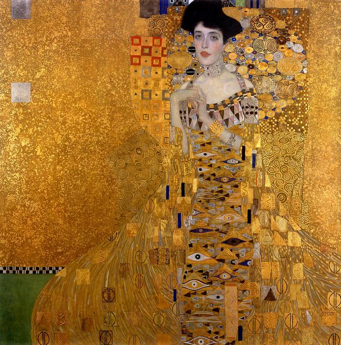 Adele Bloch portréja - színverzió 2., Gustav Klimt