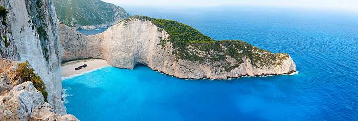 Zakynthos, Navaggio-öböl (panoráma fotó), Premium Kollekció